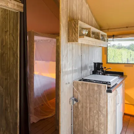 Chalet Safari Tent With Bathroom, Eindhoven At 12 Km